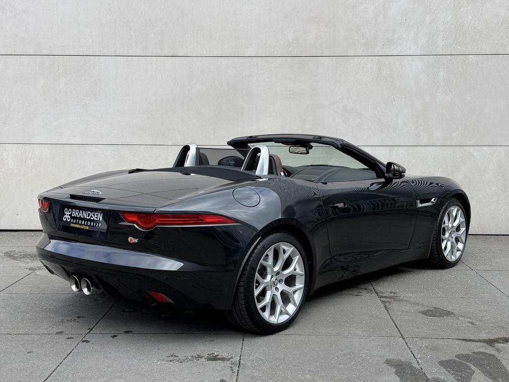 Jaguar F-Type 3.0 V6 S Convertible Camera-Navi-Leer-DAB-Spor, Auto's, Jaguar, Automaat, Euro 5, Achterwielaandrijving, Huisgarantie