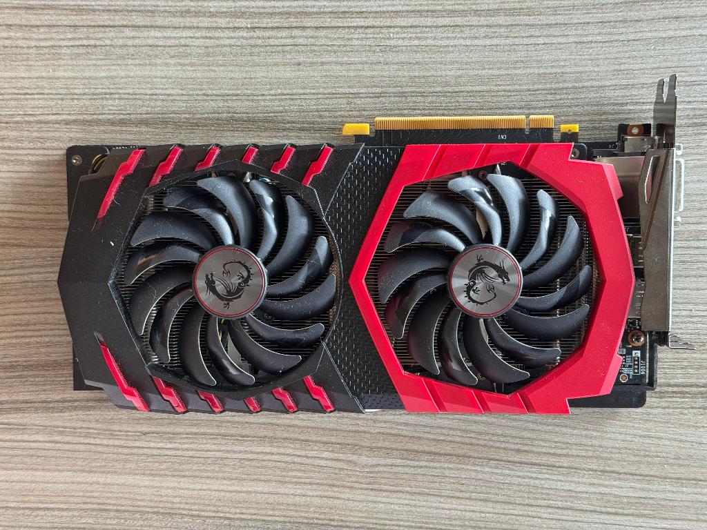 MSI GeForce GTX 1060 Gaming X 6G videokaart, Computers en Software, Videokaarten, Gebruikt, PCI-Express 3.0, GDDR5, HDMI, DisplayPort