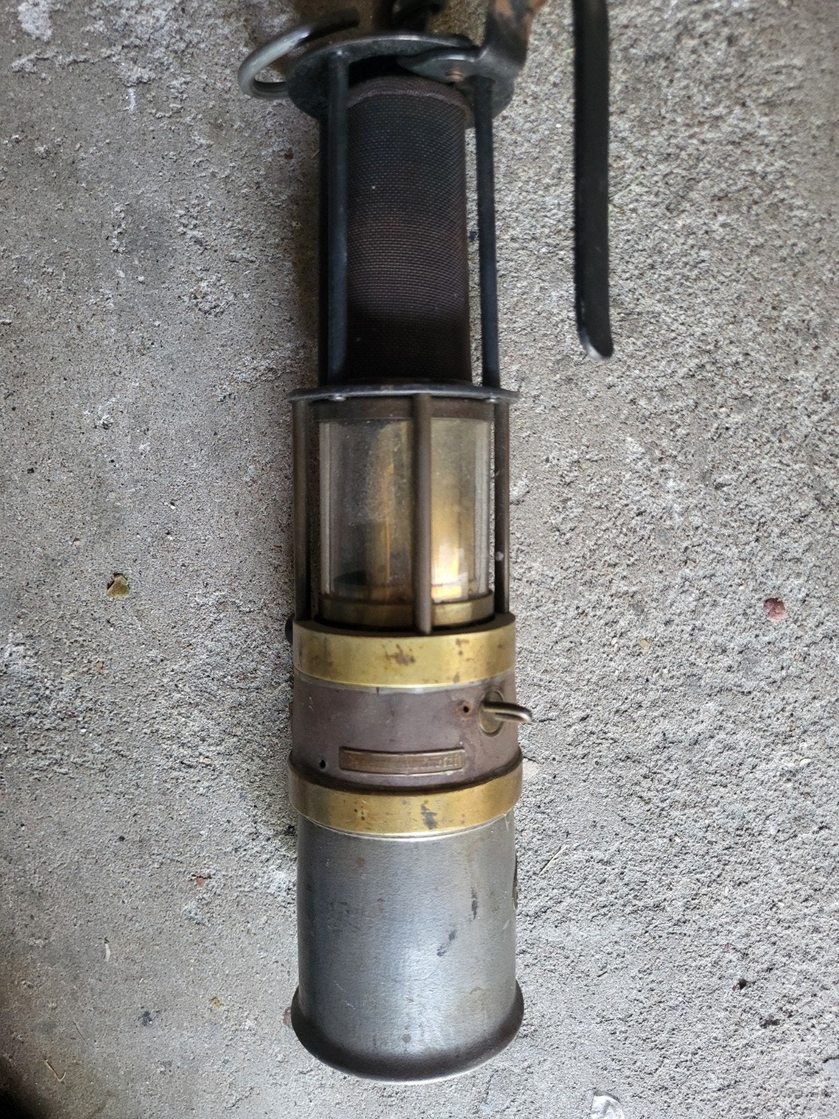 Antieke mijnlamp - Friemann & Wolf Zwickau, Ophalen of Verzenden