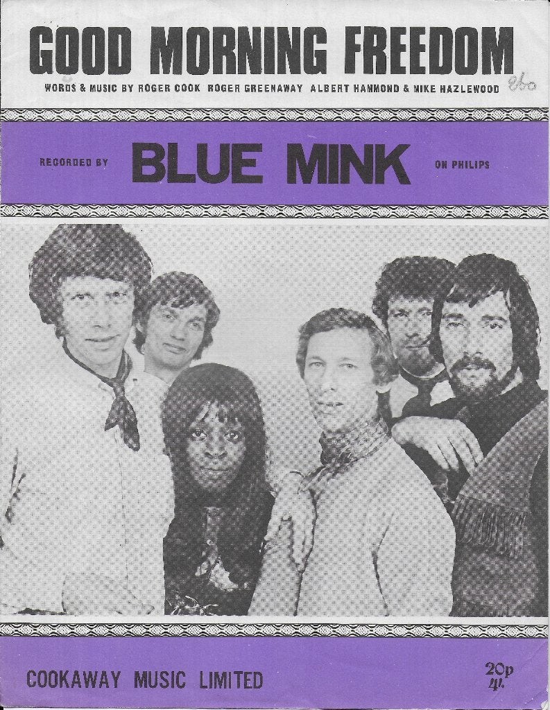 Bo103 bladmuziek -- good morning freedom --- blue mink, Ophalen of Verzenden, Gebruikt, Artiest of Componist, Klassiek