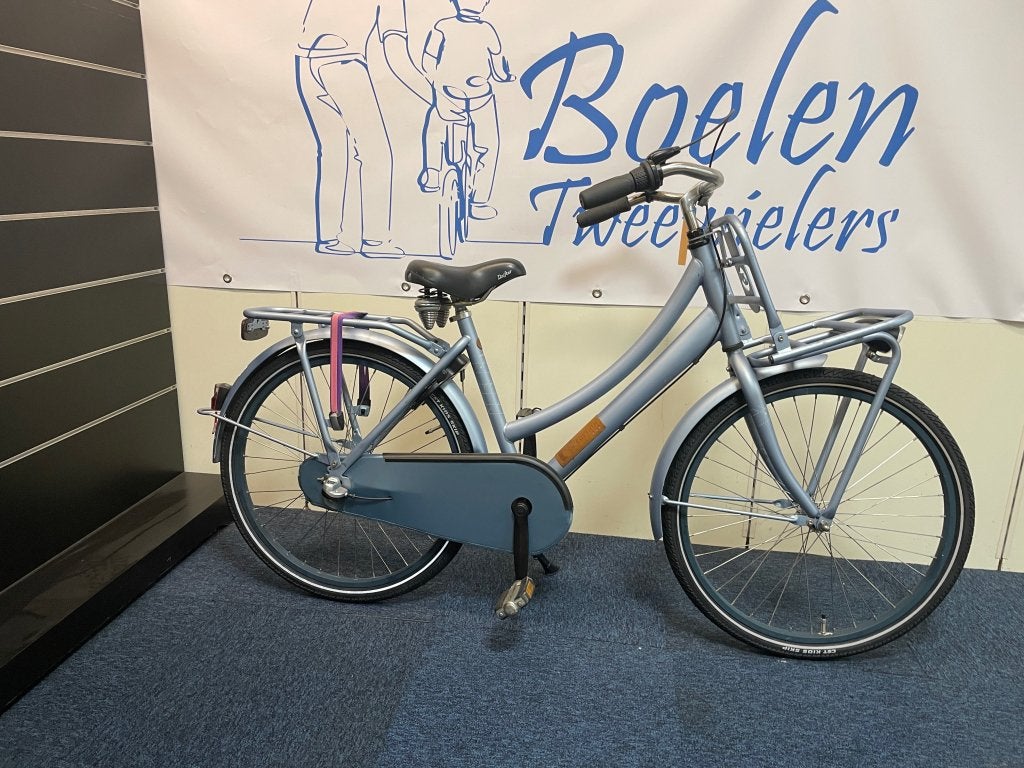 Cortina U4 24/42cm 3v Transportfiets Meisje Blauw metallic, Fietsen en Brommers, Ophalen, Terugtraprem, 24 inch, Ravensburgstraat 8