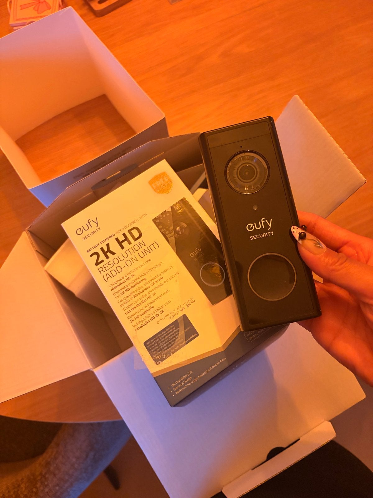 Eufy Security 2K HD Deurbel en EufyCam 2 Set, Ophalen of Verzenden, Gebruikt, Buitencamera