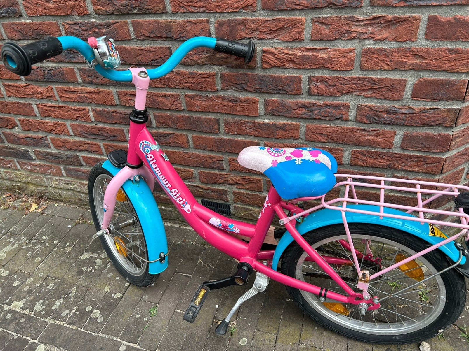 Glamour girl meisjes fiets, Fietsen en Brommers, Fietsen | Meisjes, Ophalen, Zo goed als nieuw, 20 inch