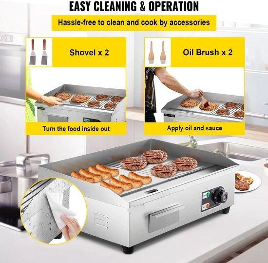 Elektrische Grillplaat - 2800W, Corvance B.V., Verzenden, Nieuw, Corvancebol@gmail.com