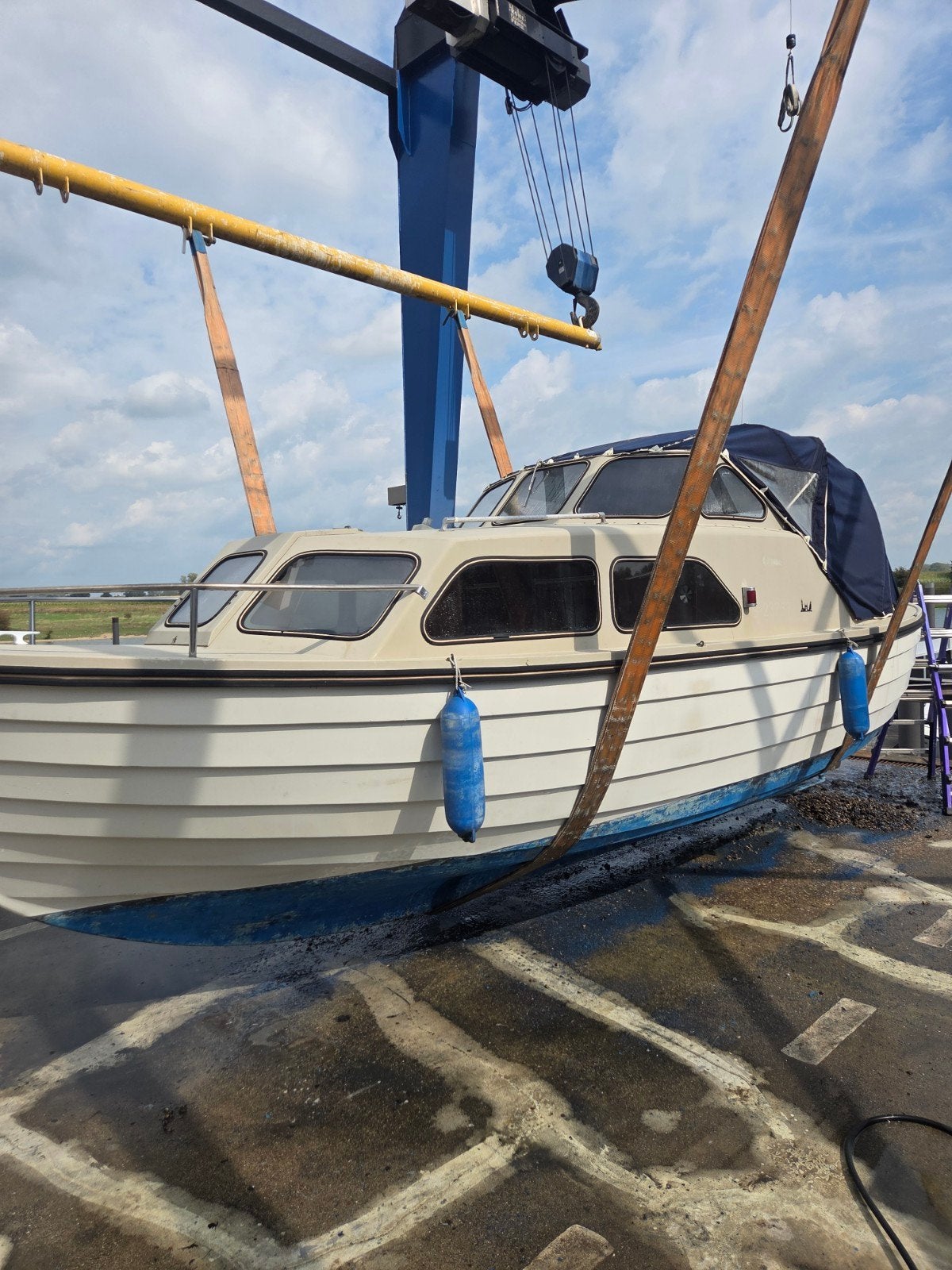 Spitsgatkotter 6.5 meter., Watersport en Boten, Ophalen, Gebruikt, Binnenboordmotor, Diesel
