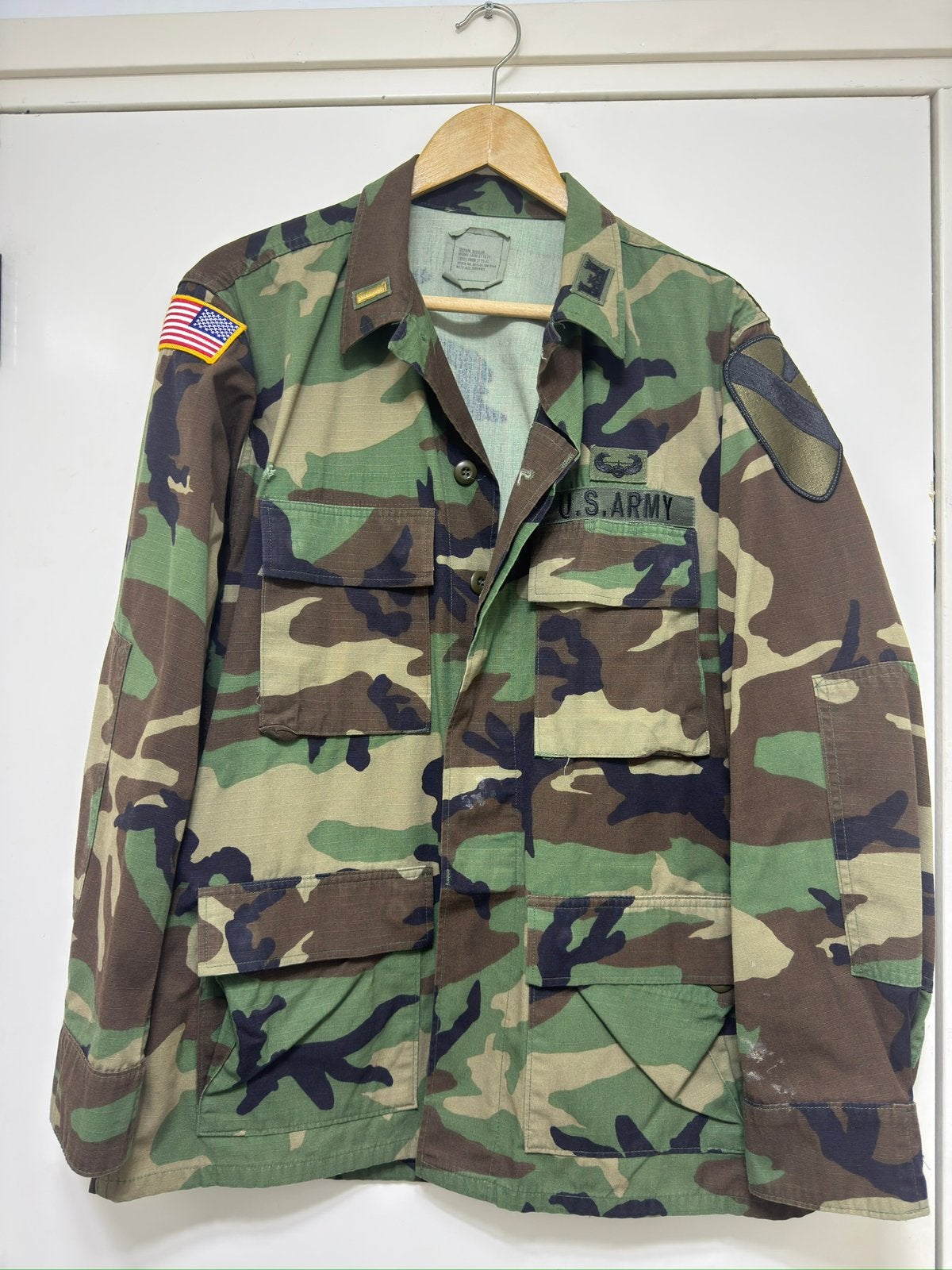 US BDU Woodland uniform jas, Ophalen of Verzenden, Landmacht, Amerika, Kleding of Schoenen