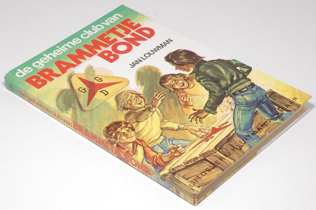 Geheime club Brammetje Bond (vintage kinderboek jaren 80), Boeken, Fictie algemeen, Verzenden, Zo goed als nieuw, Jan Louwman