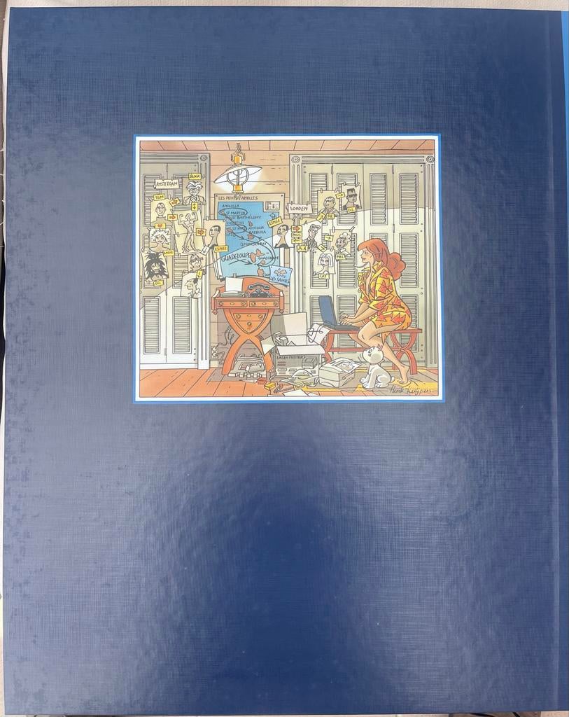 Franka Mega Editie - Zeer Luxe Uitg met Orig Tek én Blauwdr, Boeken, Eén stripboek, Ophalen of Verzenden, Zo goed als nieuw