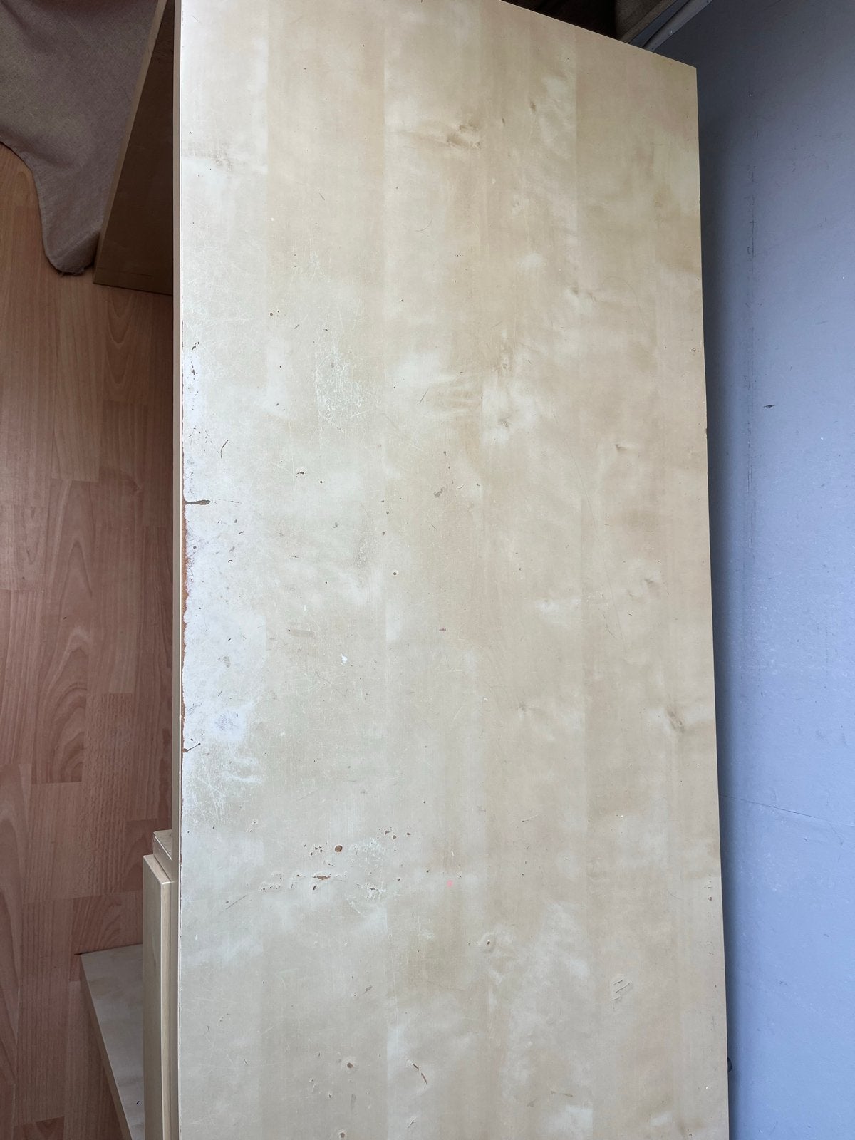 Bureau met lade, Ophalen, Gebruikt, Computerbureau, Beige