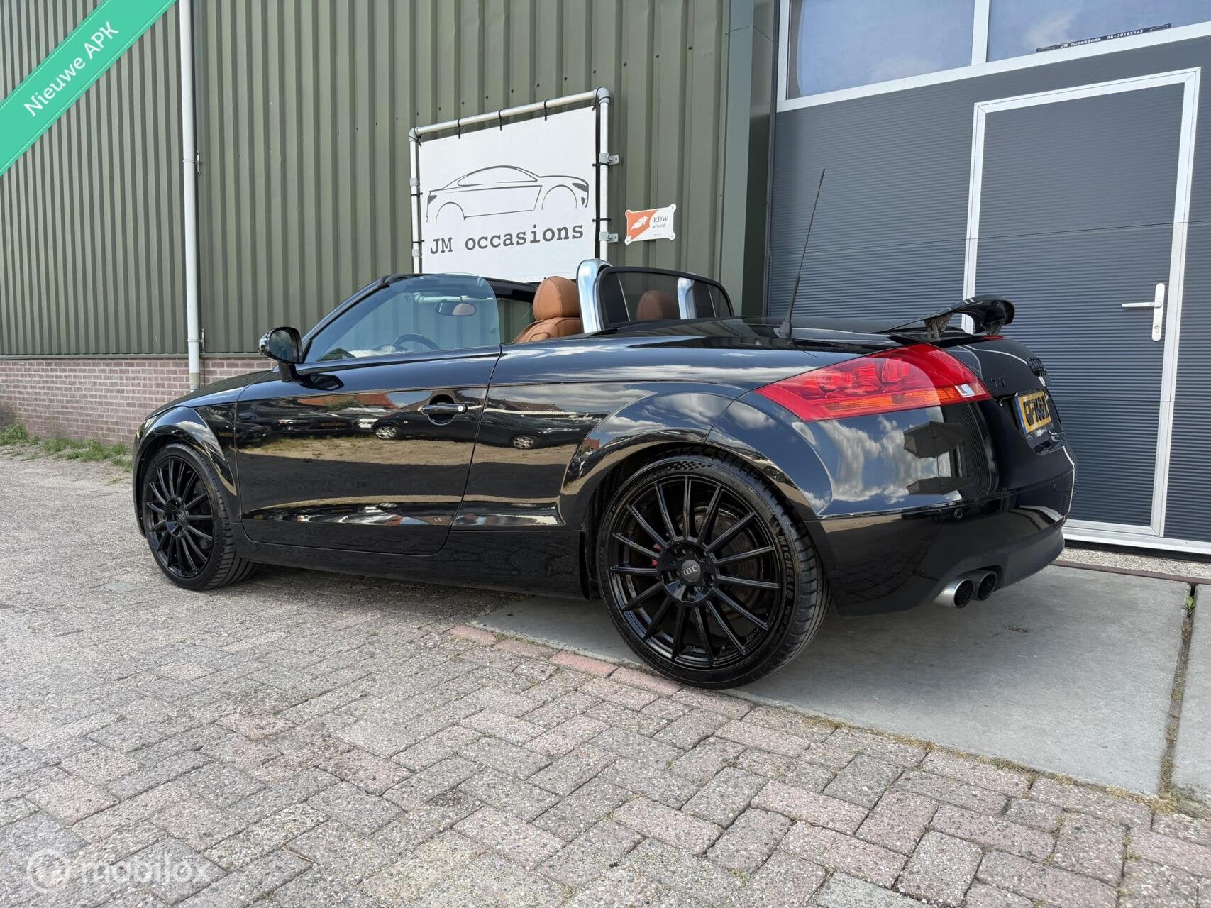 Audi TT Roadster 2.0 TFSI|Leder|CarPlay|Cruise|Clima|Stoel v, Auto's, TT, Gebruikt, 4 cilinders, Zwart