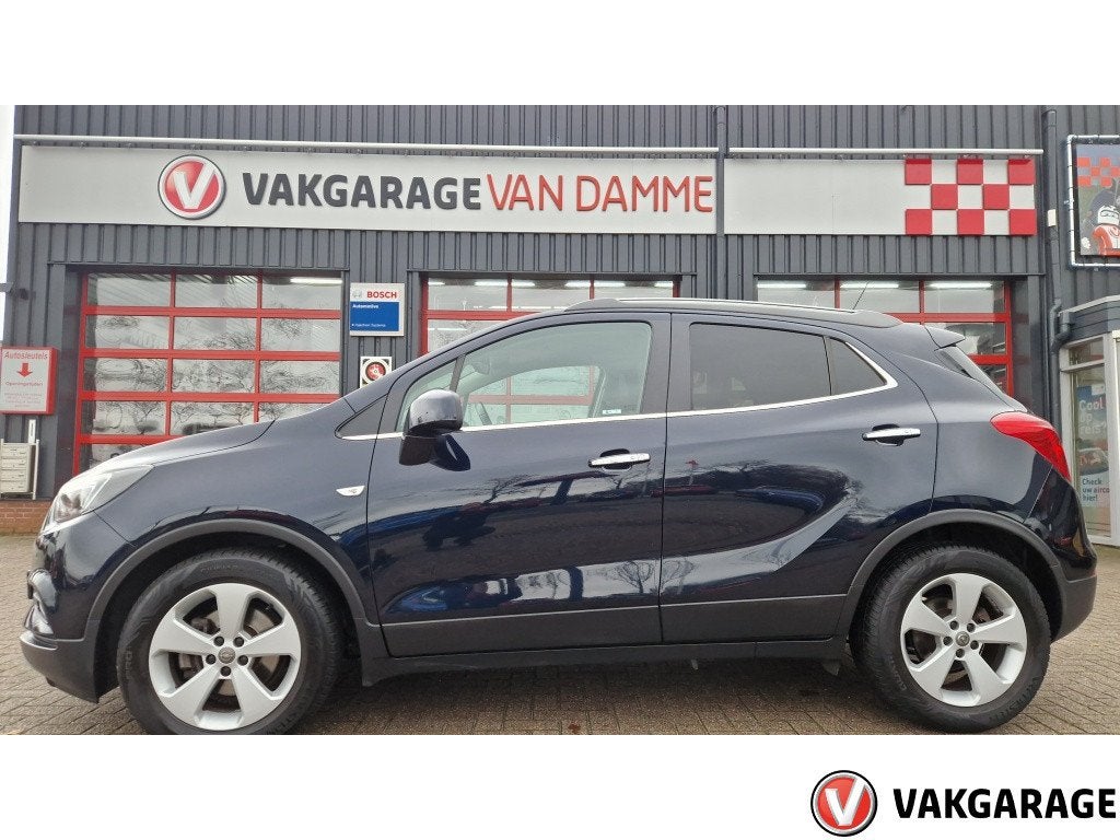 Opel Mokka X trekhaak 1.4 Turbo Innovation (bj 2018), Auto's, Opel, Euro 6, Blauw, Parkeersensor, Origineel Nederlands