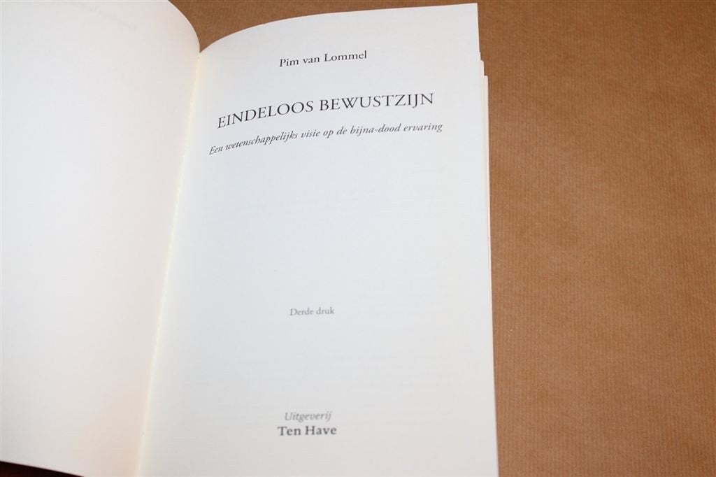 Eindeloos Bewustzijn — Bijna-Doodervaring, Pim v. Lommel, Ophalen of Verzenden, Gelezen, Overige onderwerpen, Achtergrond en Informatie