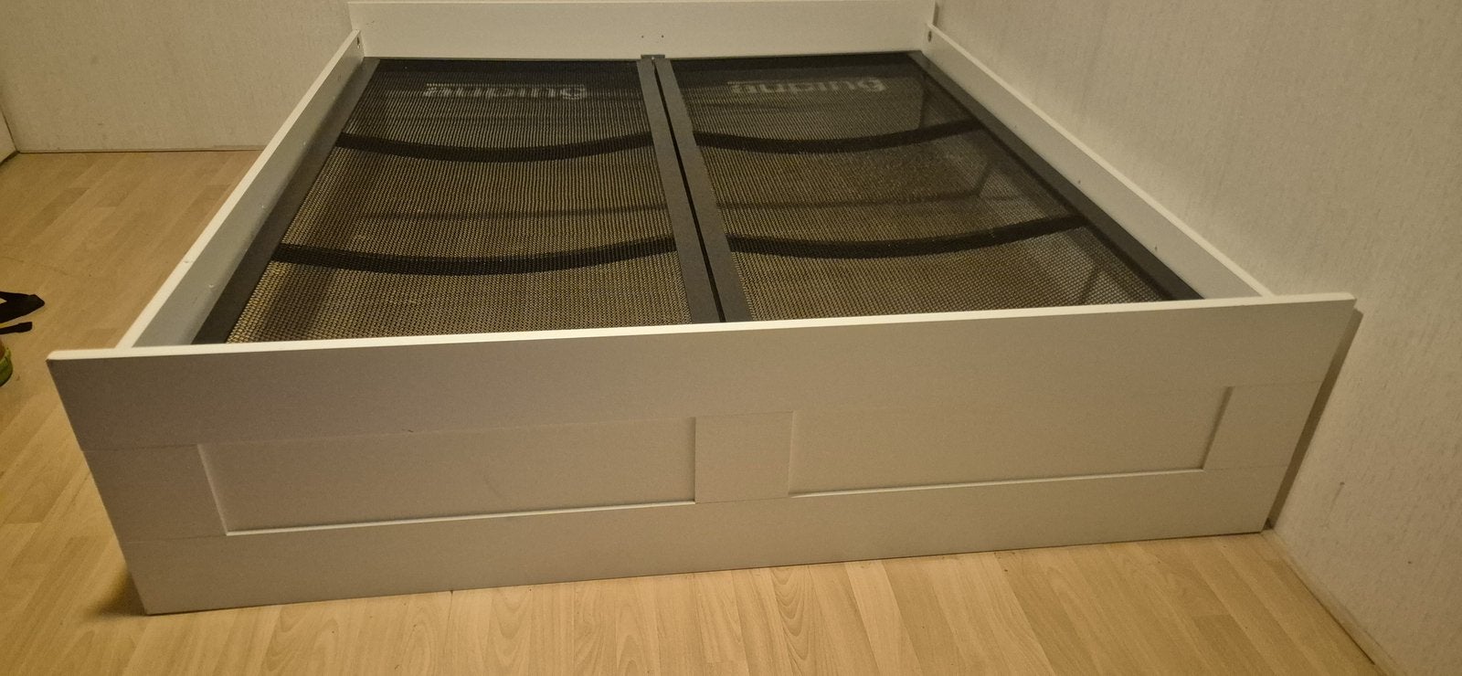 IKEA bed 180x200, Ophalen, Gebruikt, Wit, Tweepersoons