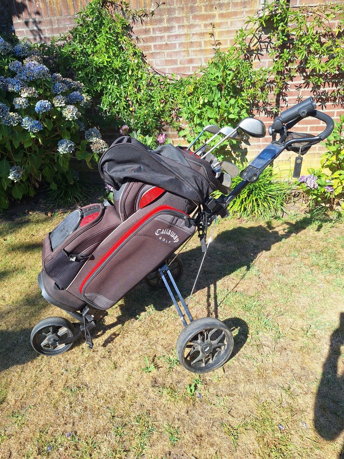 Complete dames Callaway golfset met 3wheels golftrolley, Ophalen, Zo goed als nieuw, Set, Callaway