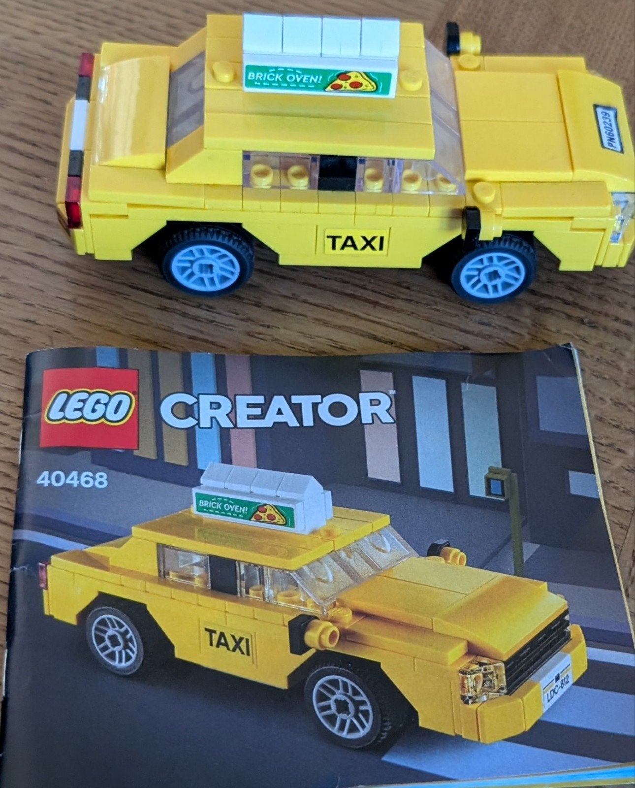 LEGO Creator 40468 Gele Taxi - Zo goed als nieuw, Ophalen of Verzenden