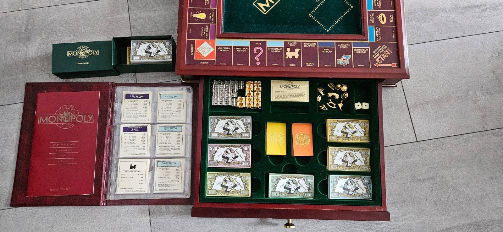 Monopoly Franklin Mint Nederlandse Editie, Ophalen of Verzenden