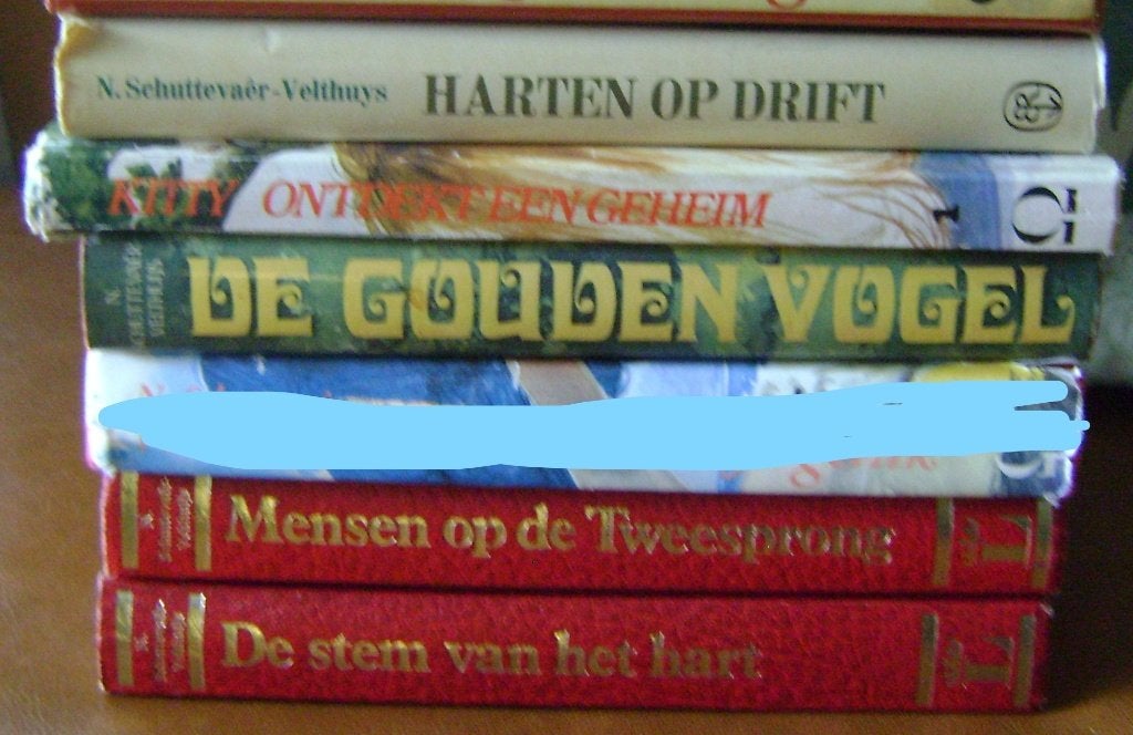 NEL SCHUTTEVAER-VELTHUIJS boeken (5x), Boeken, Ophalen of Verzenden, Gelezen