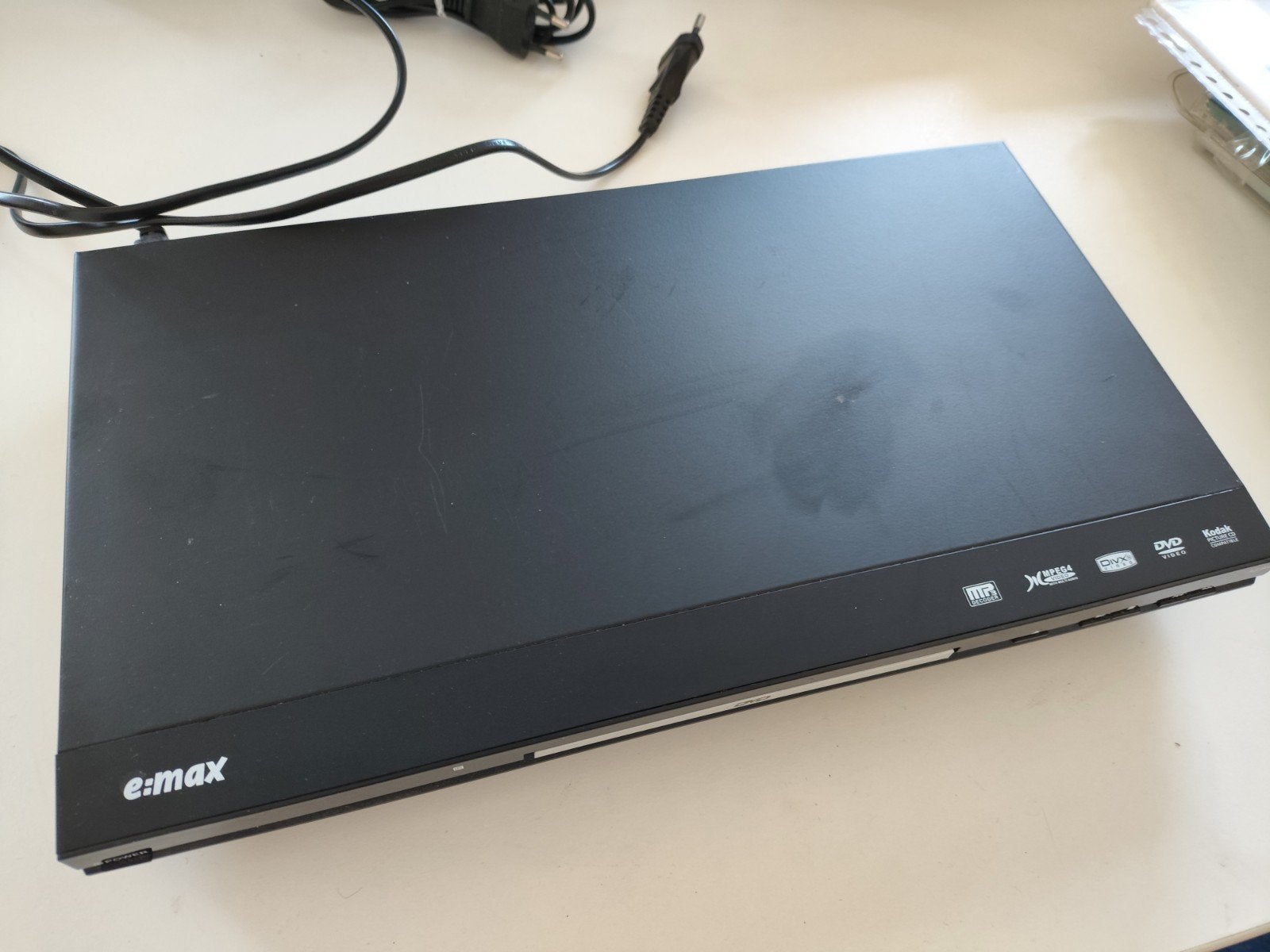 E:max AS 662 DVD-speler - Zwart, Goede Staat, Ophalen of Verzenden