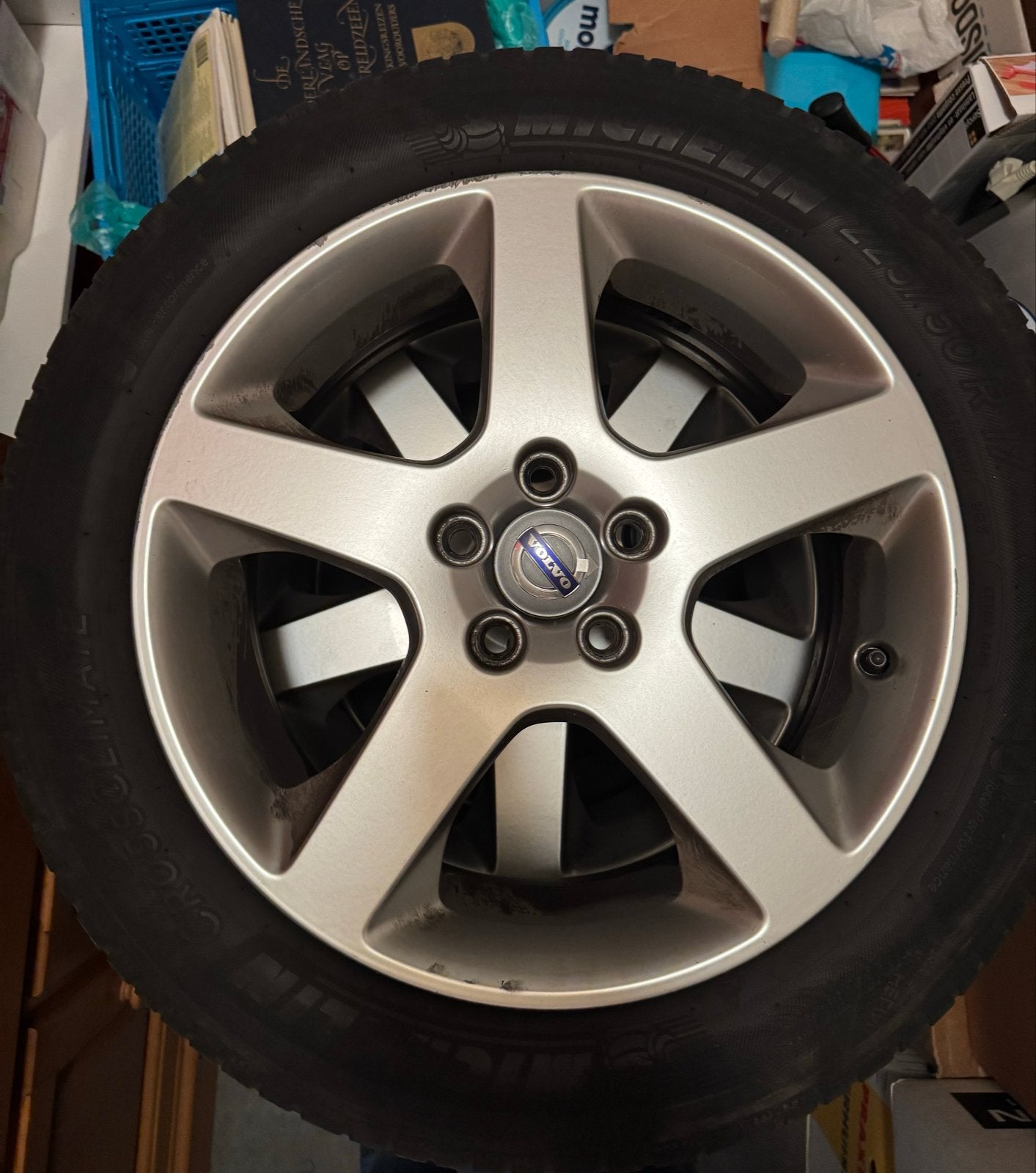 Volvo Canicula Velgen 17 inch velgen S80/V70, Ophalen, Gebruikt, Banden en Velgen, 17 inch