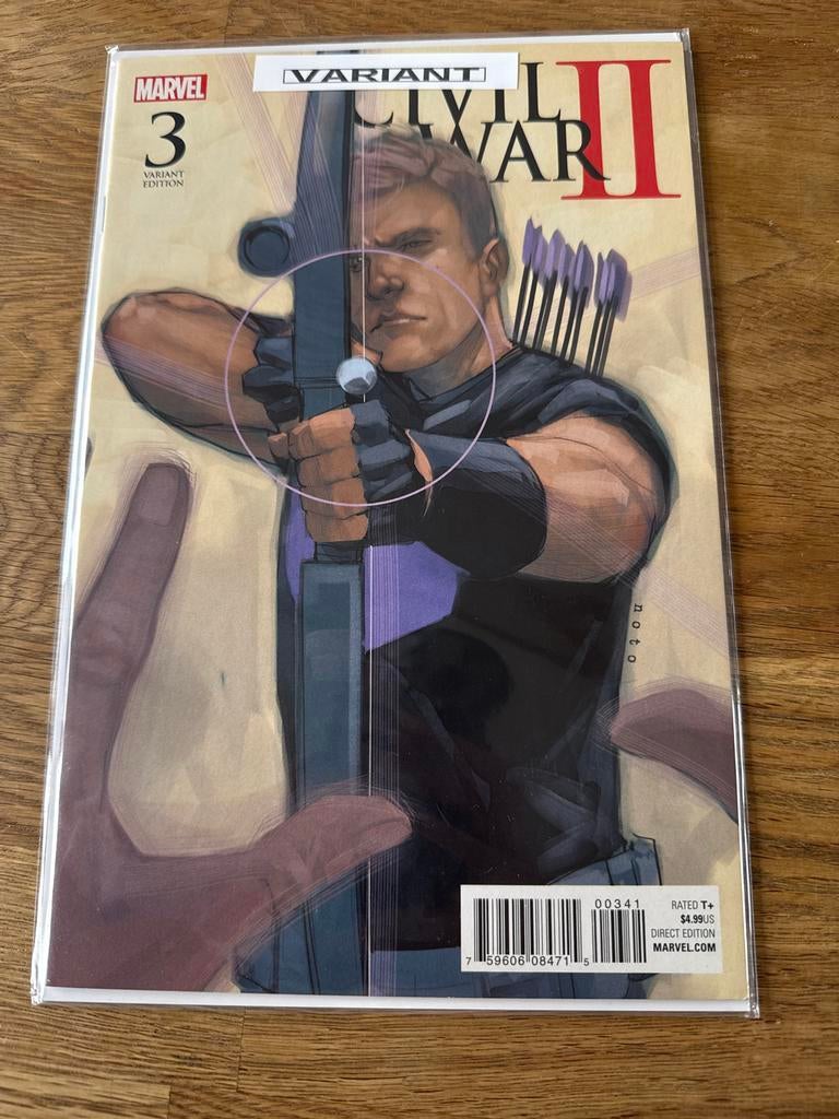 Civil War II #3 Variant Edition - Marvel Comics, Boeken, Strips | Comics, Eén comic, Ophalen of Verzenden, Zo goed als nieuw, Amerika