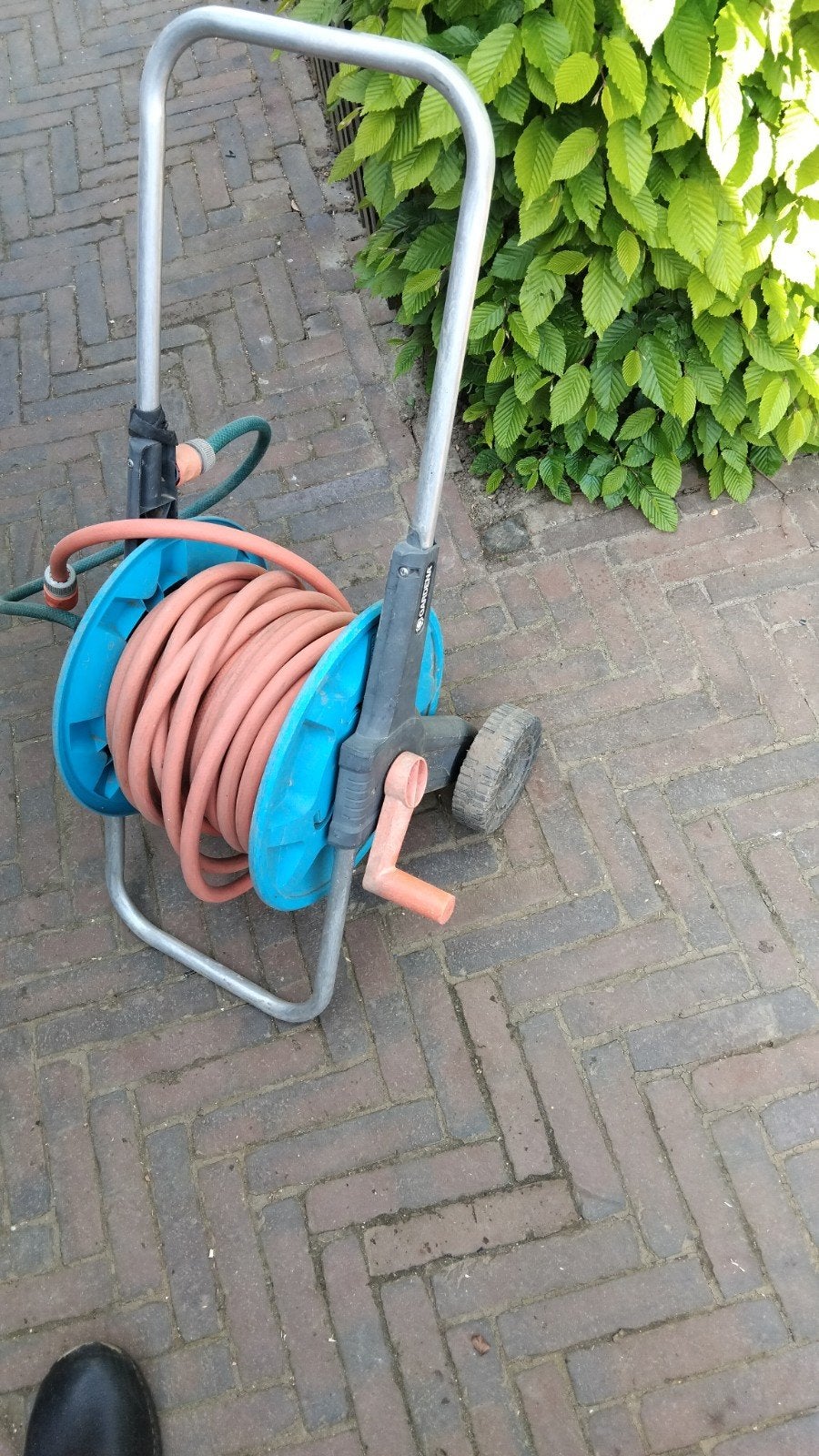 Slang haspel, Ophalen of Verzenden, Gebruikt, Tuinslang