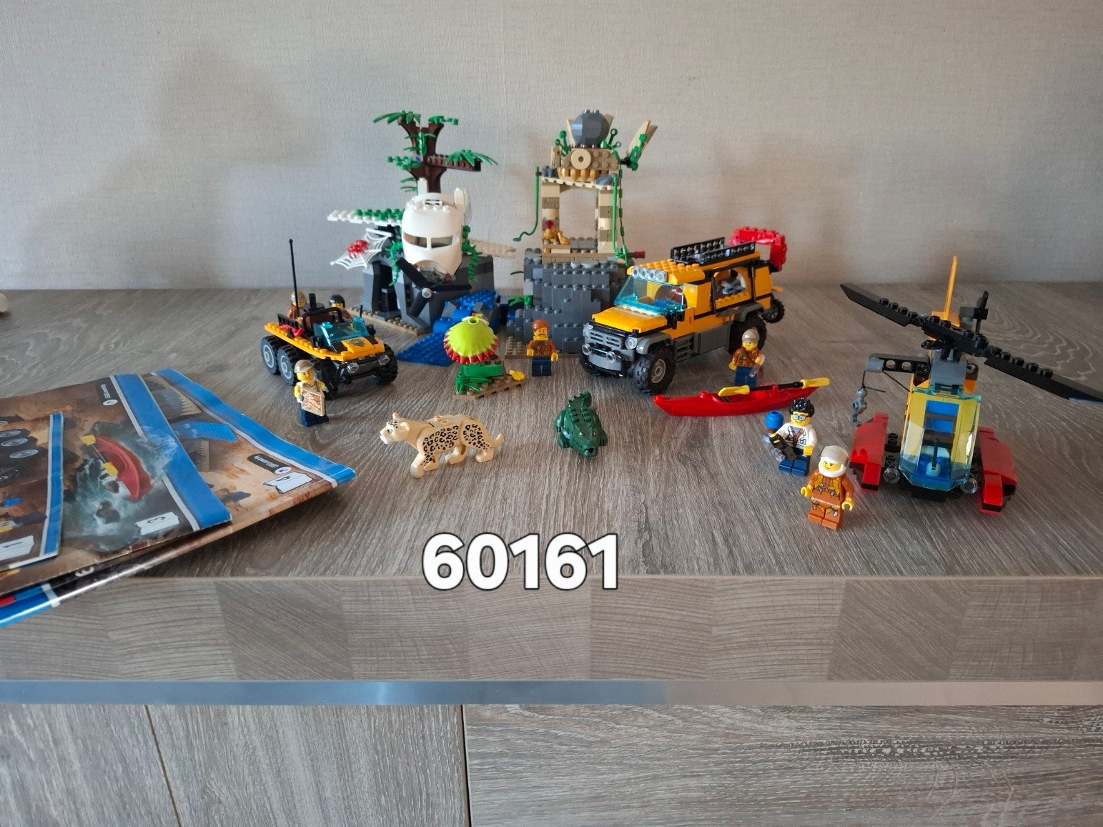 LEGO City 60161 Jungle Explorers Jungle Mobiele Basis, Lego, Ophalen of Verzenden, Complete set, Compleet