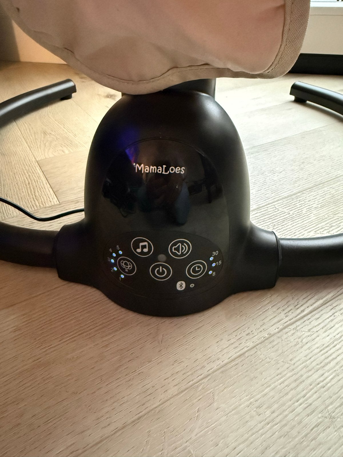 MamaLoes Noud Elektrische Babyschommel wieg babywieg, Ophalen, Zo goed als nieuw