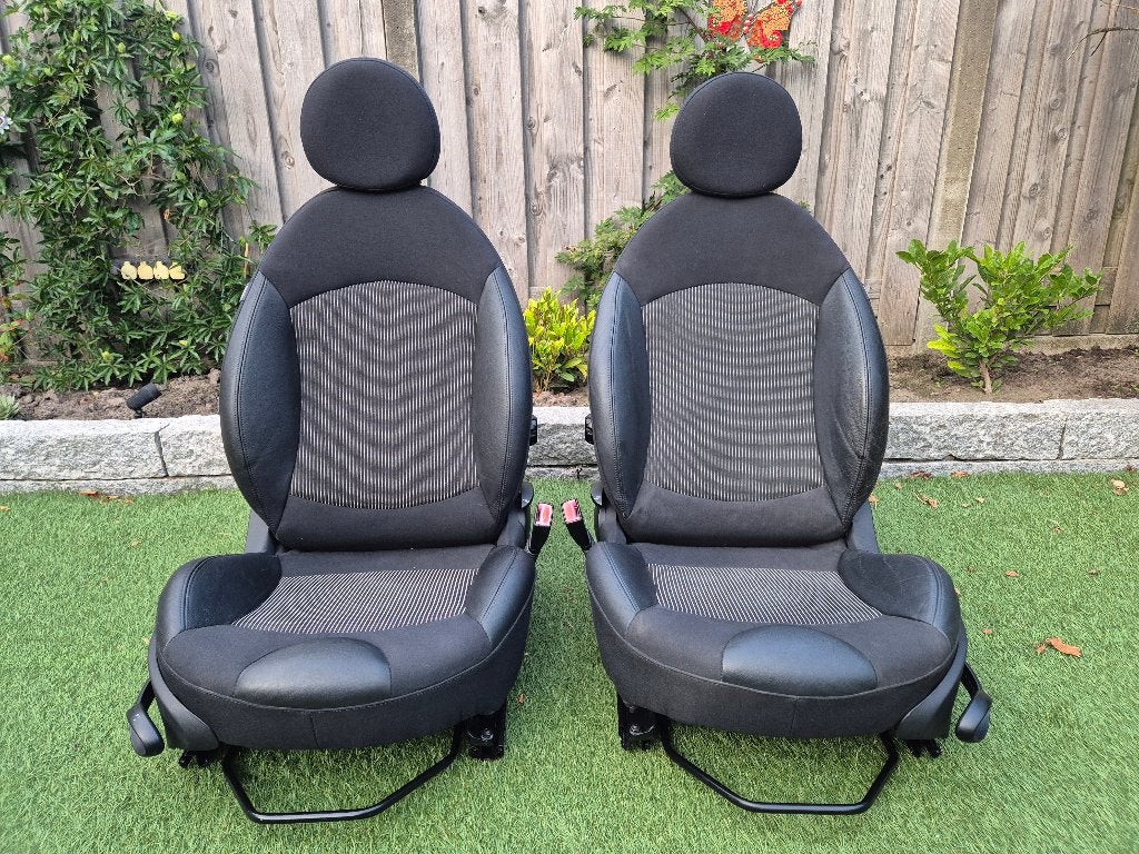 2 x halflederen sportstoel met stoelverwarming Mini R55 R56, Auto-onderdelen, Ophalen, Gebruikt, Mini