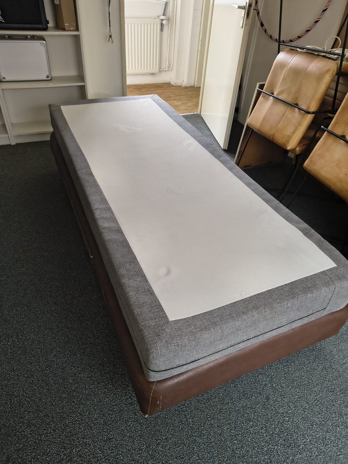 1 pers boxspring 80/200, Ophalen, Eenpersoons, 80 cm
