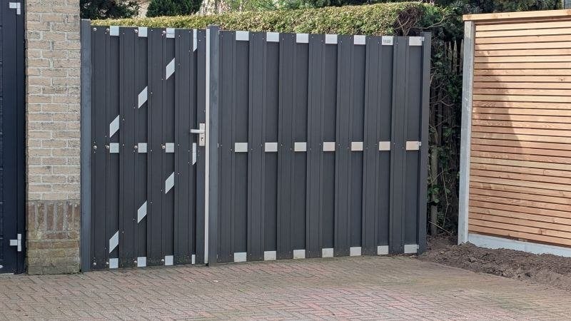 Te koop: Elephant composiet deur en schutting, Tuin en Terras, Ophalen, Overige materialen, Minder dan 3 meter, 1 tot 2 meter