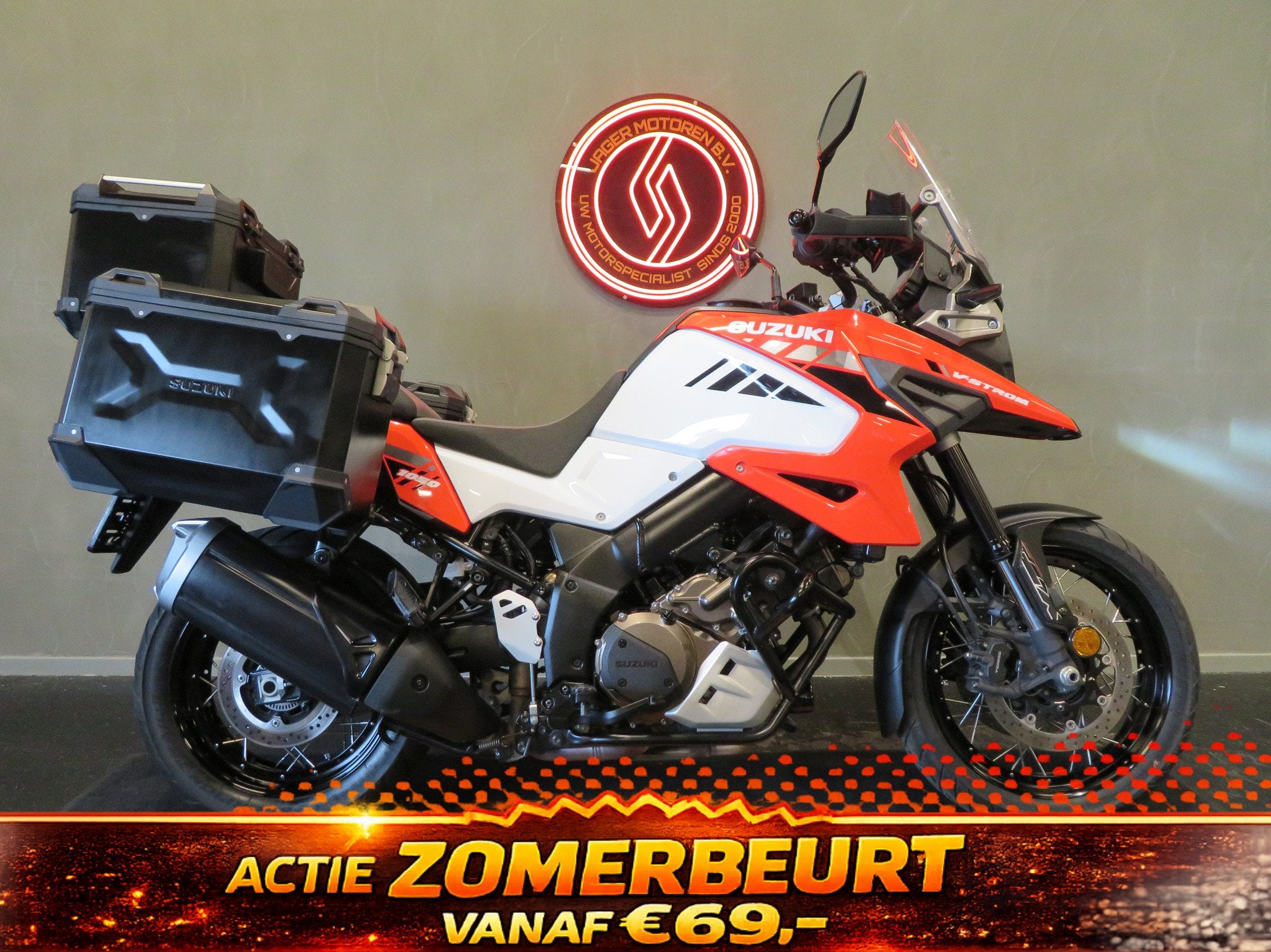 Suzuki DL 1050 V STROM XTA NIEUWSTAAT! (bj 2021), Motoren, Bedrijf, Toermotor, 998 cc