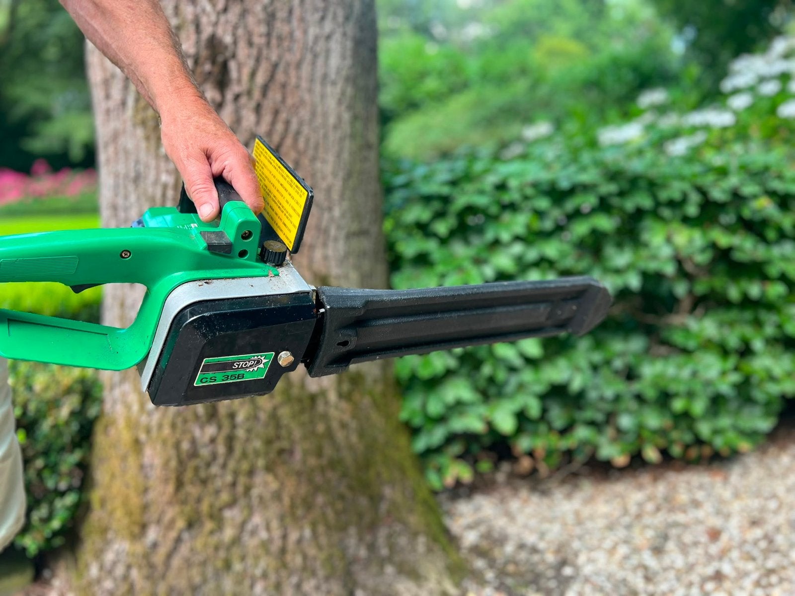 Hitachi CS 35B elektrische kettingzaag - Gebruikt, Ophalen, Gebruikt, 20 t/m 29 mm
