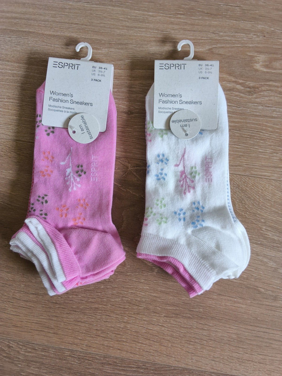 esprit dames sokken 2x3 stuks maat 36/41 Nieuw, Kleding | Dames, Sokken en Kniesokken, Wit, Maat 35 t/m 38, Nieuw