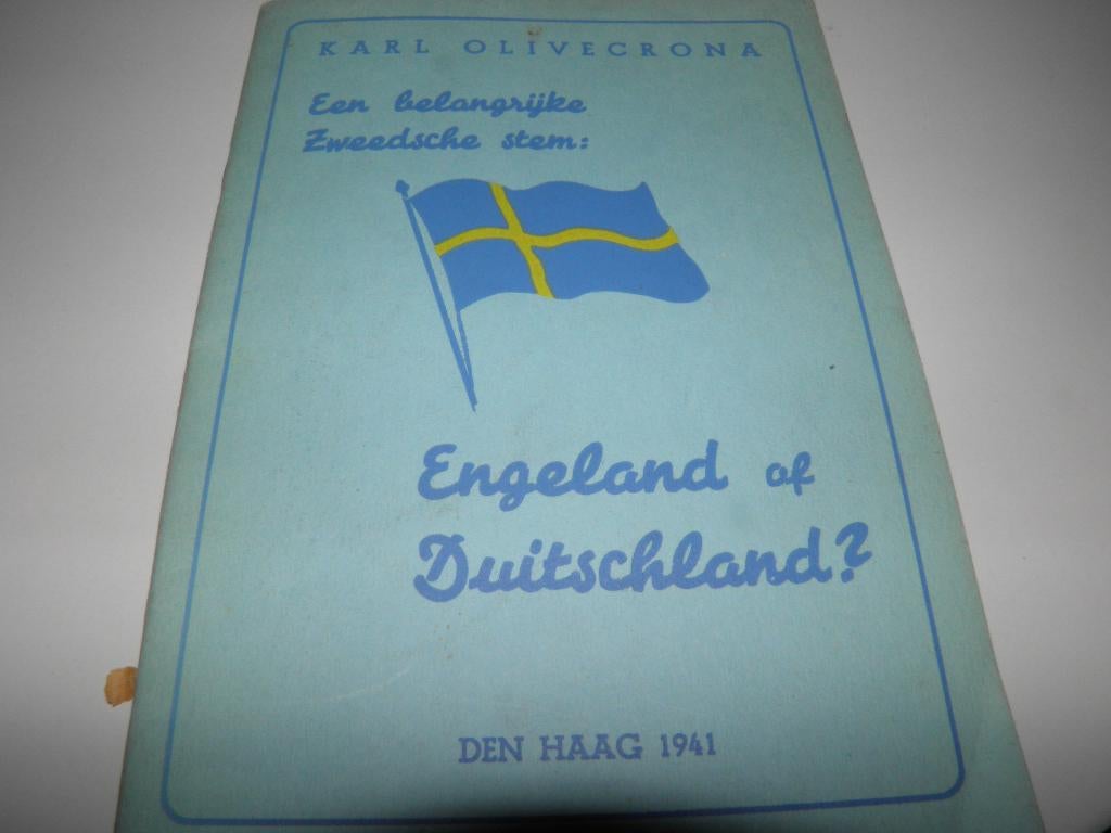 Engeland of duitschland?, Boeken, Ophalen of Verzenden, Overige onderwerpen, Tweede Wereldoorlog, Gelezen