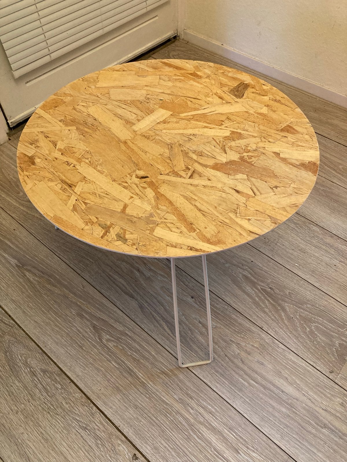 Houten opklapbare tafel - Compact en praktisch, Ophalen, Gebruikt, Rond, 50 tot 100 cm