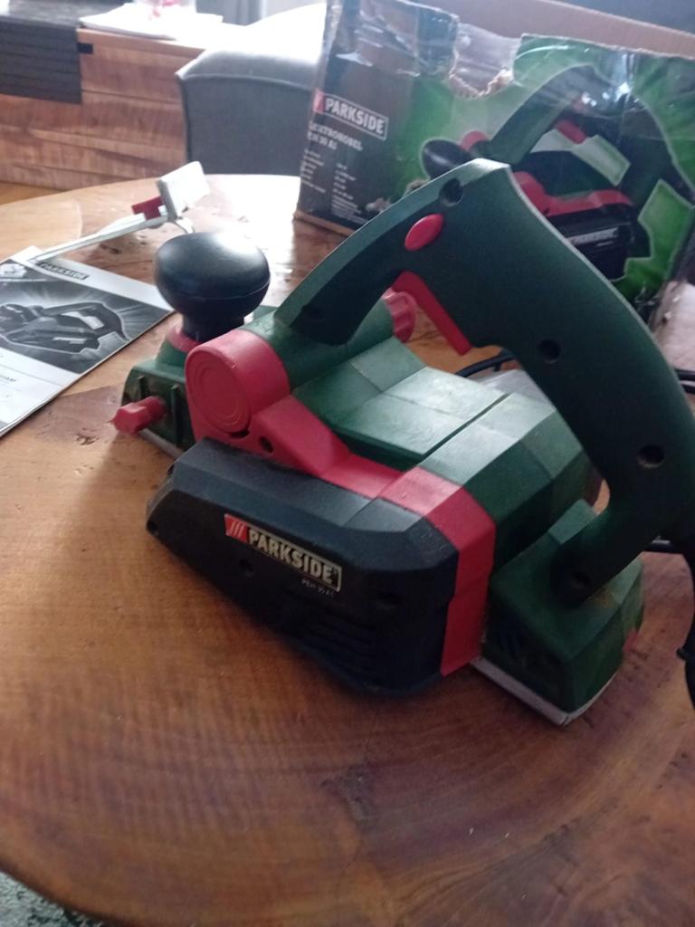 Parkside Elektrische Schaaf PEH 30 A1 - Zo goed als nieuw, Doe-het-zelf en Verbouw, Schaafmachines, Ophalen of Verzenden