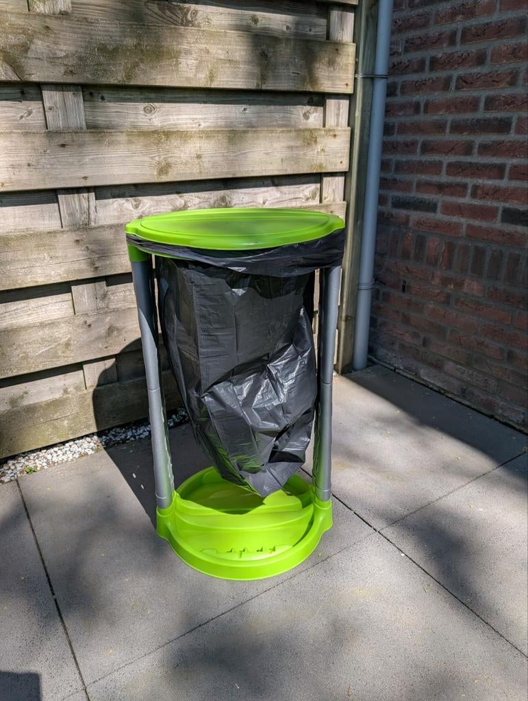 Handige opvouwbare prullenbak - Ideaal voor camping/tuin, Ophalen of Verzenden, Zo goed als nieuw