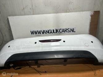 Achterbumper wit Peugeot 208 ('12->), Auto-onderdelen, Carrosserie en Plaatwerk, Gebruikt, Ophalen of Verzenden, Achter, Bumper