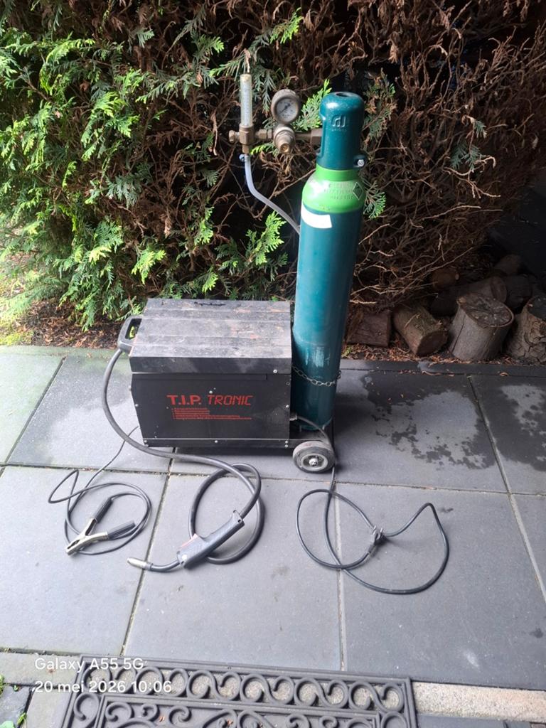 T.I.P. Tronic CO2 Lasapparaat, Doe-het-zelf en Verbouw, Gereedschap | Lasapparaten, Ophalen of Verzenden, Gebruikt, Minder dan 150 ampère