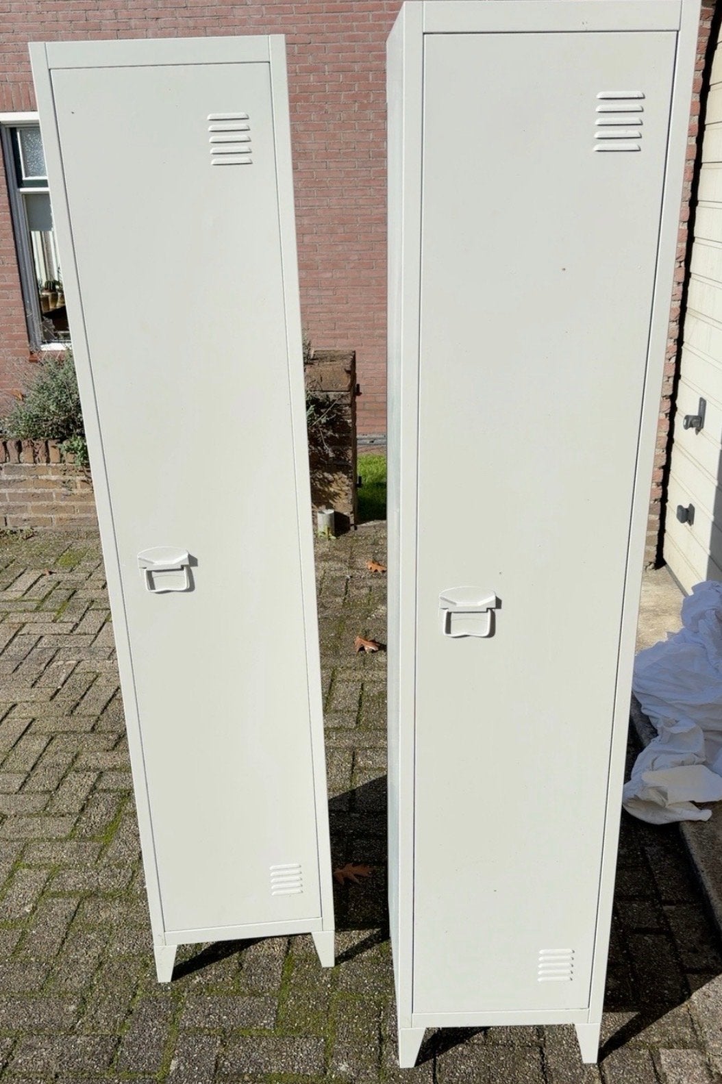 Set van 2 metalen lockers - Grijs, Ophalen