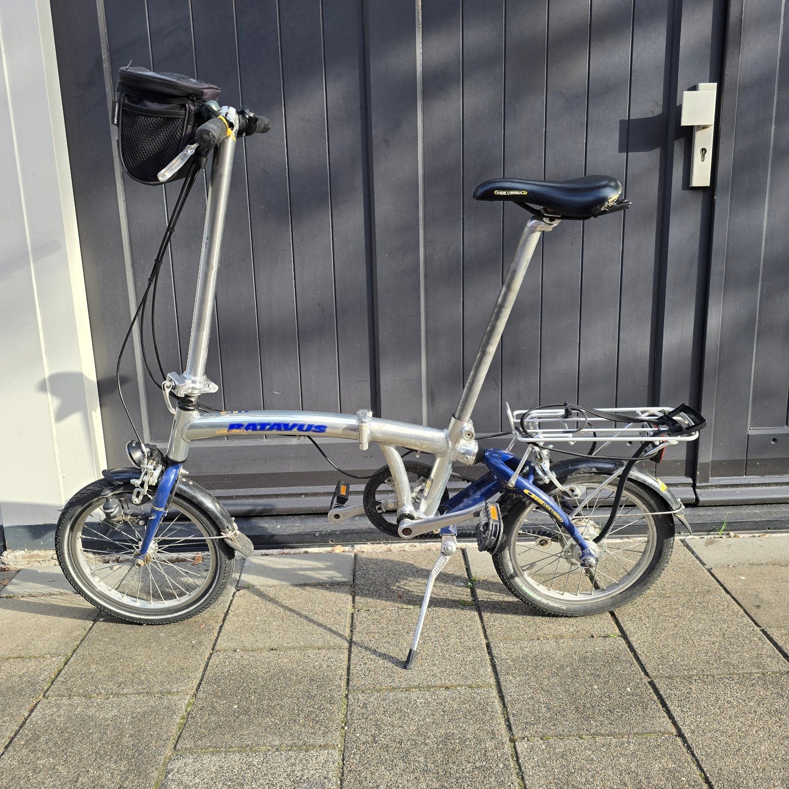 Batavus Vice Versa vouwfiets, 4 versa, rijdt lekker, Ophalen, Gebruikt, Velgrem, 16 tot 18 inch