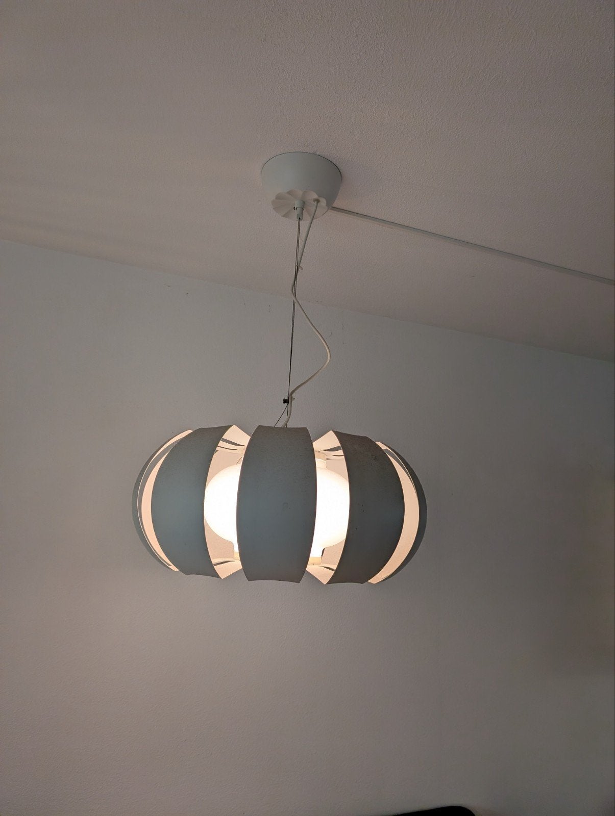 Hanglamp IKEA wit, Ophalen of Verzenden, Metaal