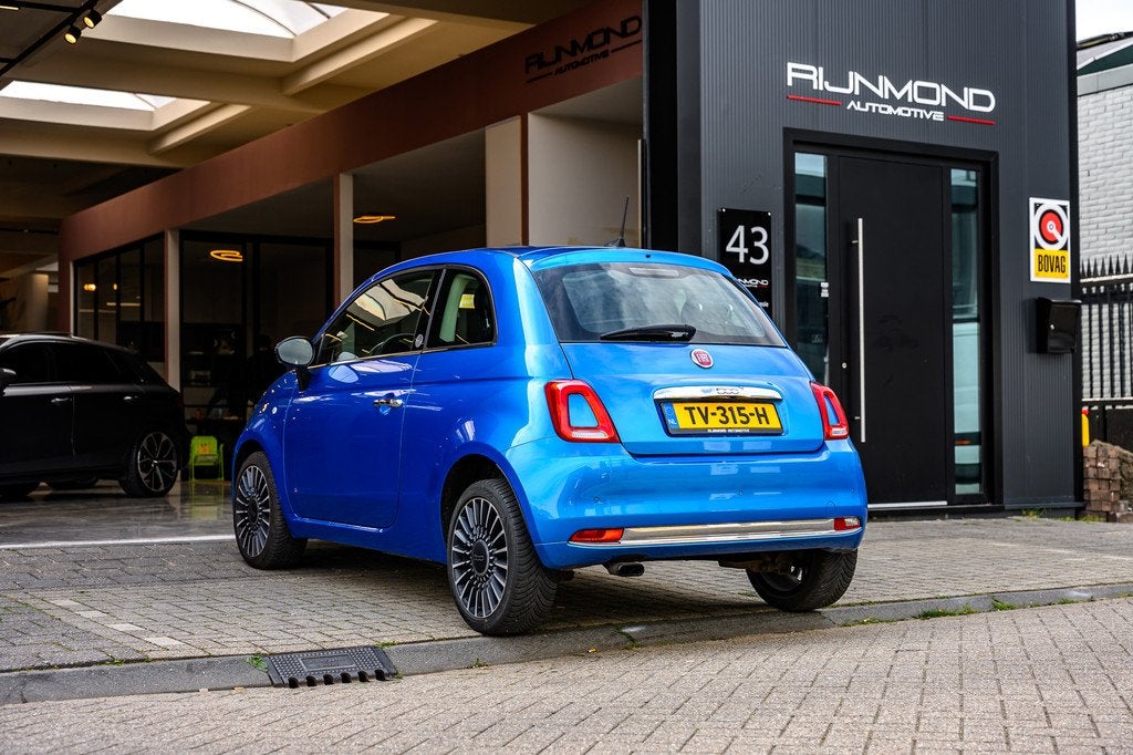 Fiat 500 0.9 TwinAir Turbo Collezione|Glazen Dak|Cruise Cont, Voorwielaandrijving, 905 kg, Bedrijf, Handgeschakeld