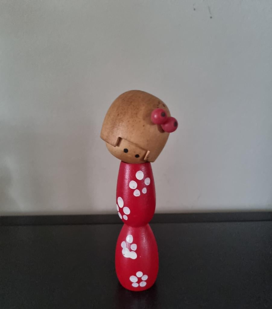 Lieve gesigneerde Kanzashi Kokeshi, Antiek en Kunst, Verzenden