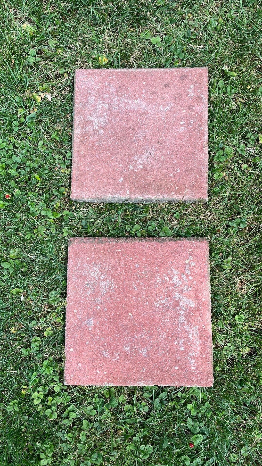 22 Rode 30x30cm betontegels tuintegel terrastegel stoeptegel, Ophalen, Gebruikt, Beton, Terrastegels