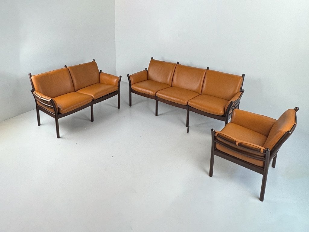Genius Seating Set, Illum Wikkelsø, Denmark, c. 1960s, Z, Gebruikt, Z, Minder dan 75 cm