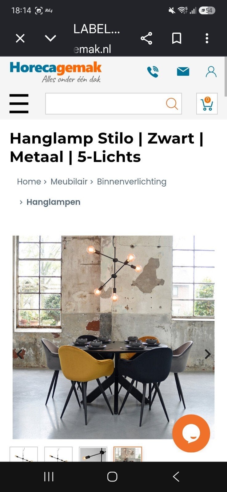Moderne Sputnik Plafondlamp - Zwart/Goud met 4 E27 Fittingen, Ophalen, E27 (groot), Metaal, Modern, Sputnik, Industrieel