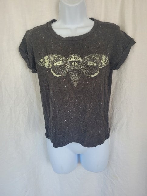 Stoer grijs dames top mt S merk Continental, Kleding | Dames, T-shirts, ., Ophalen of Verzenden, Zo goed als nieuw, Korte mouw