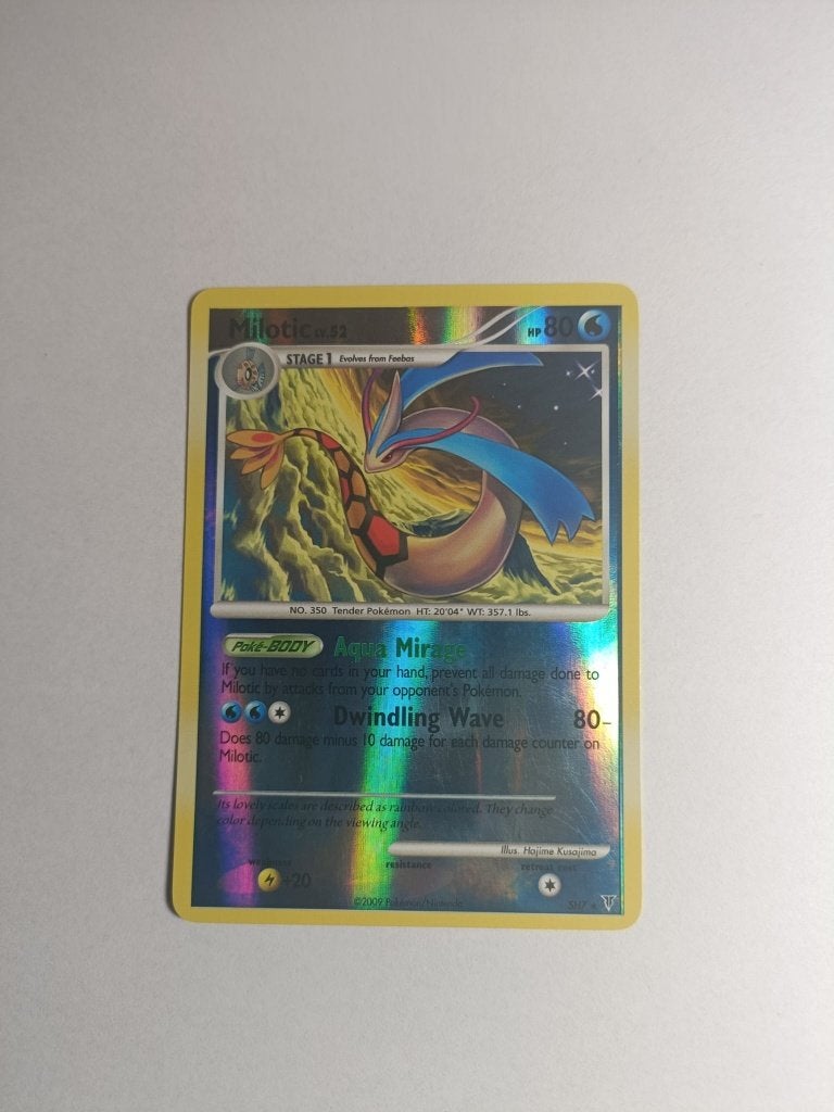 Milotic Lv.52 (SV SH7), Ophalen of Verzenden, Zo goed als nieuw, Losse kaart, Foil