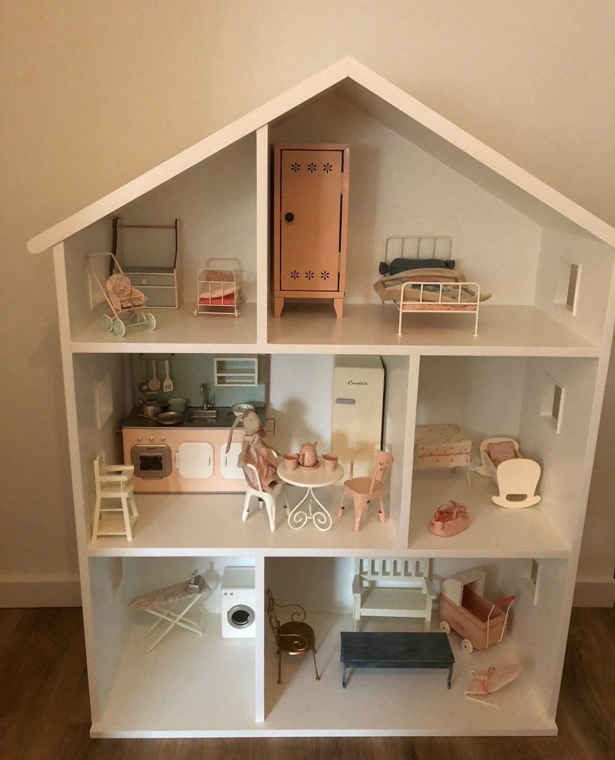 Maileg poppenhuis 109x136 zonder inboedel, Ophalen of Verzenden, Gebruikt, Poppenhuis